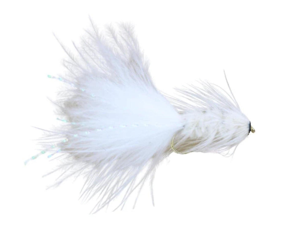 Woolly Bugger White - Flue.no - Fiskefluer
