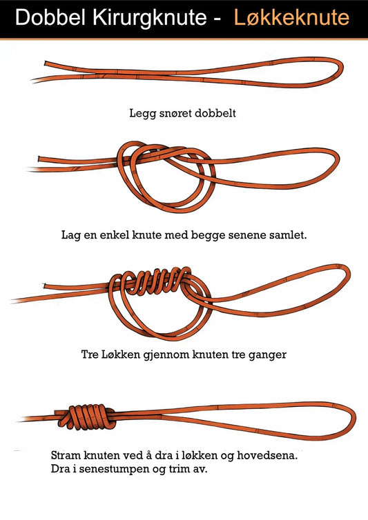 Fiskeknuter - kirurgknuten