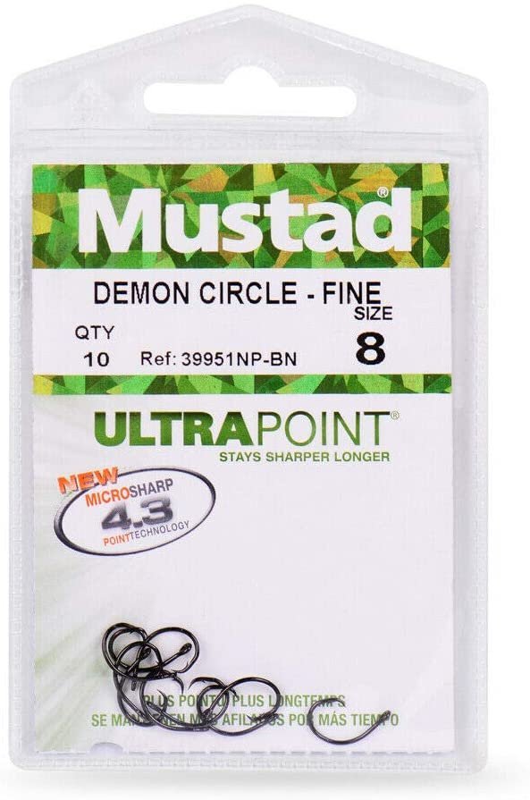 Mustad Demon Circle Fine sirkelkrok | Mustad 39951NP