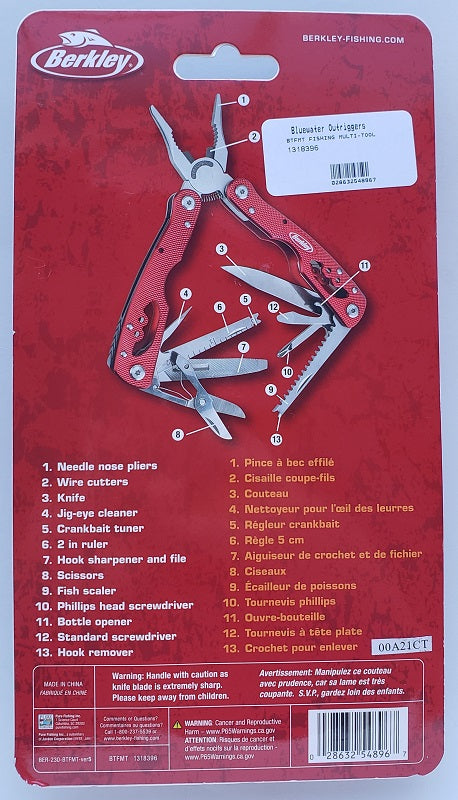 Multi Tool Fiskeverktøy| Berkley