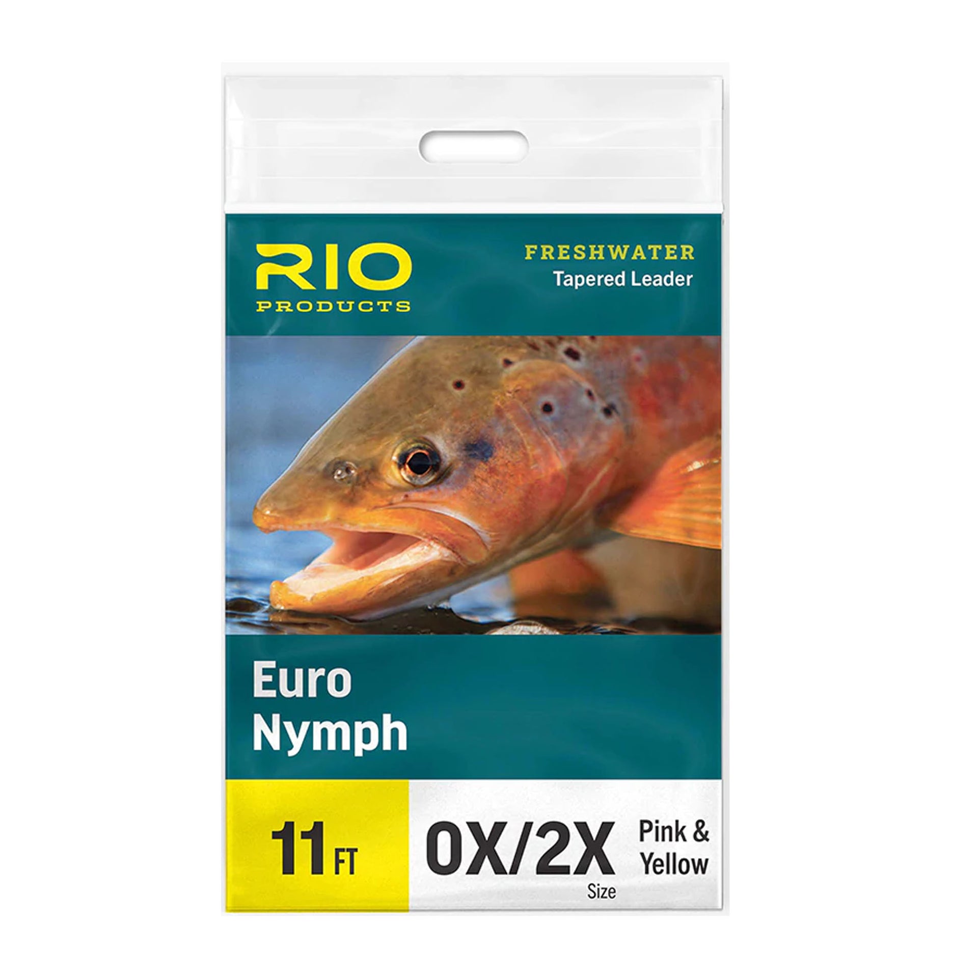 Euro Nymph Tapered Leader Fluefortom | RIO