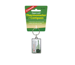 Termometer & Kompass | Nøkkelring - Leve ute
