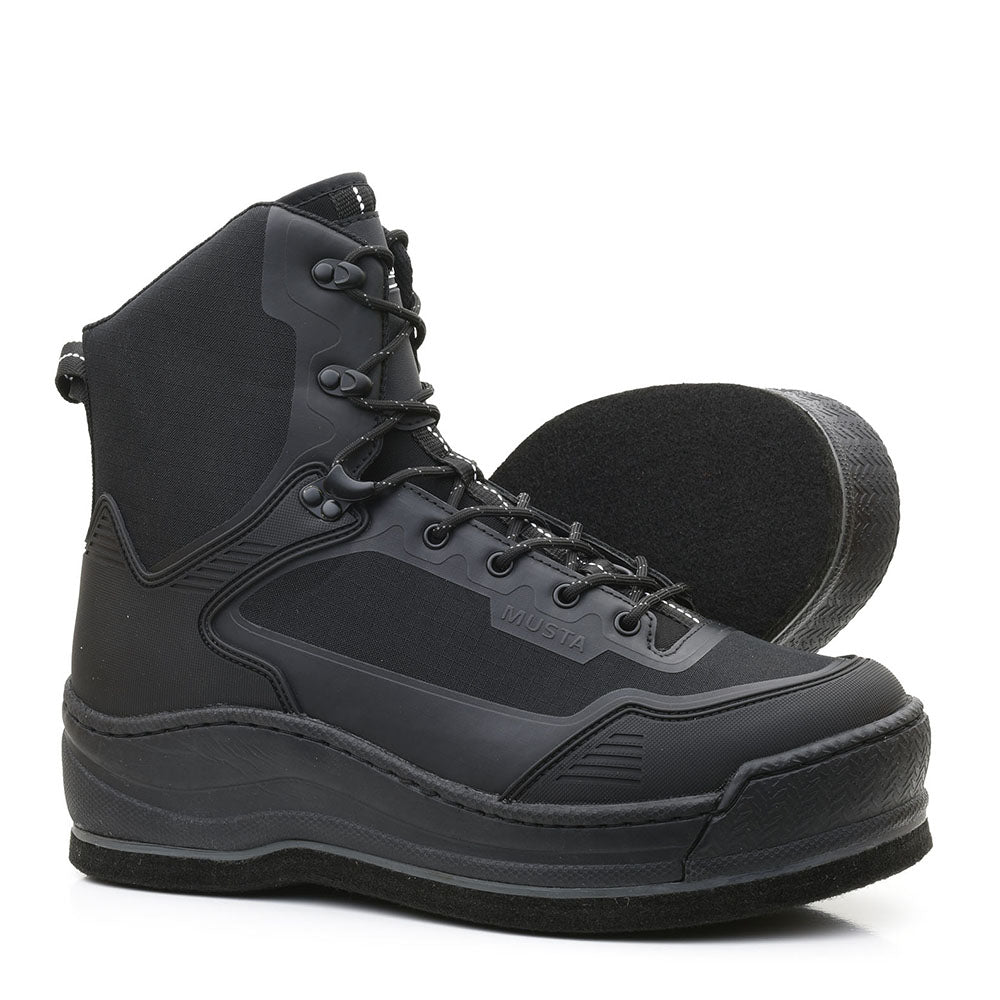 Vision Musta Vadesko - med filtsåle - Vision, Sko, Vadesko, Feltsåler