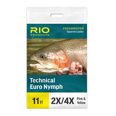 Technical Euro Nymph Leader Fluefortom | RIO