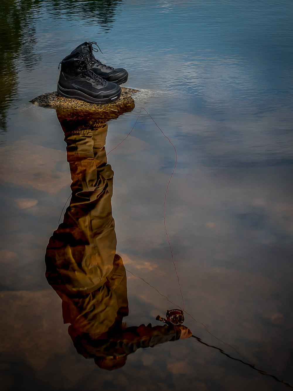 Vision Musta SBM Michelin Vadesko - Vadesko med Gummierte såler - Vision, Sko, Vadesko, Gummisåler