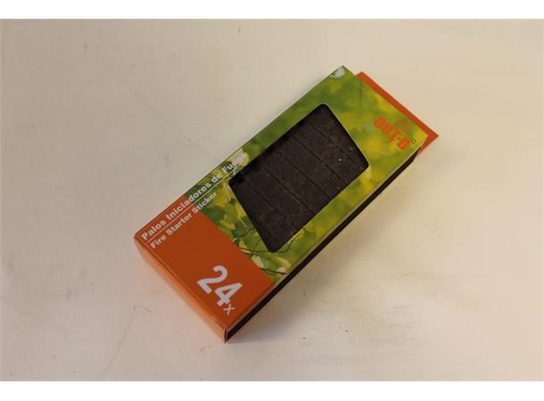 Tennbriketter for opptenning 24stk - Fyringsved og drivstoff