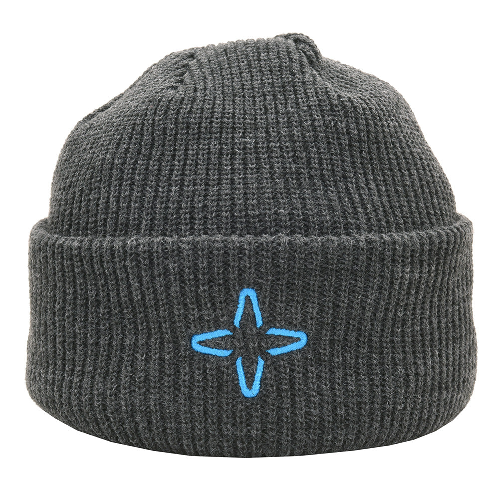 AAVA | NORDIC STAR GREY KNITTED BEANIE VINTER LUE - Flue.no - Fiskeutstyr