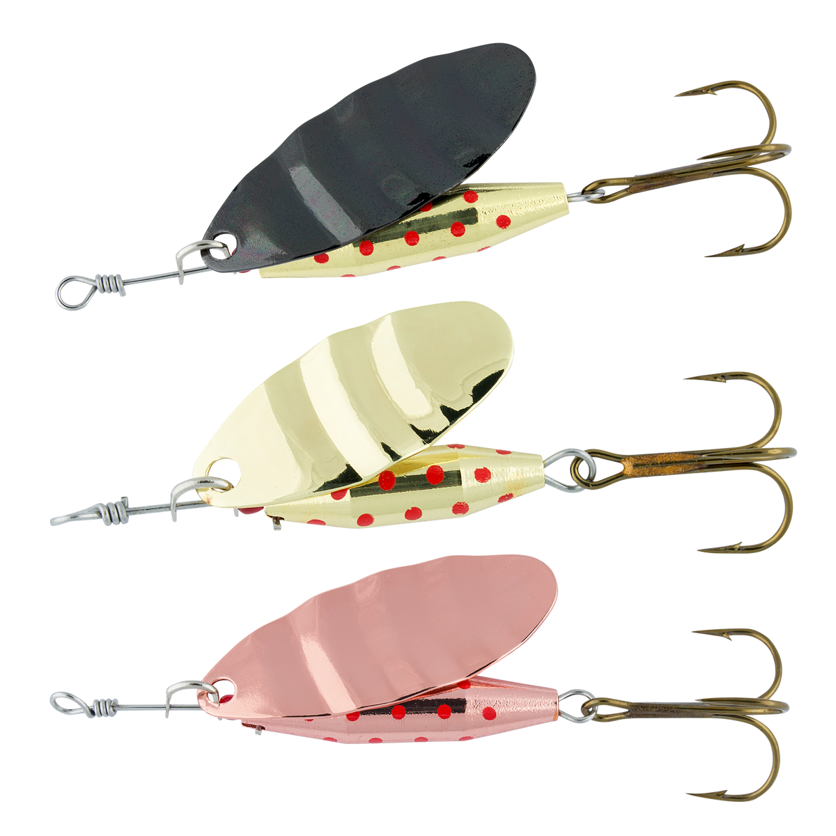 Abu Garcia | 3 Pack Reflex spinner Artic - Flue.no - Spinnersluk