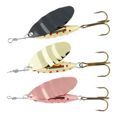 Abu Garcia | 3 Pack Reflex spinner Artic - Flue.no - Spinnersluk