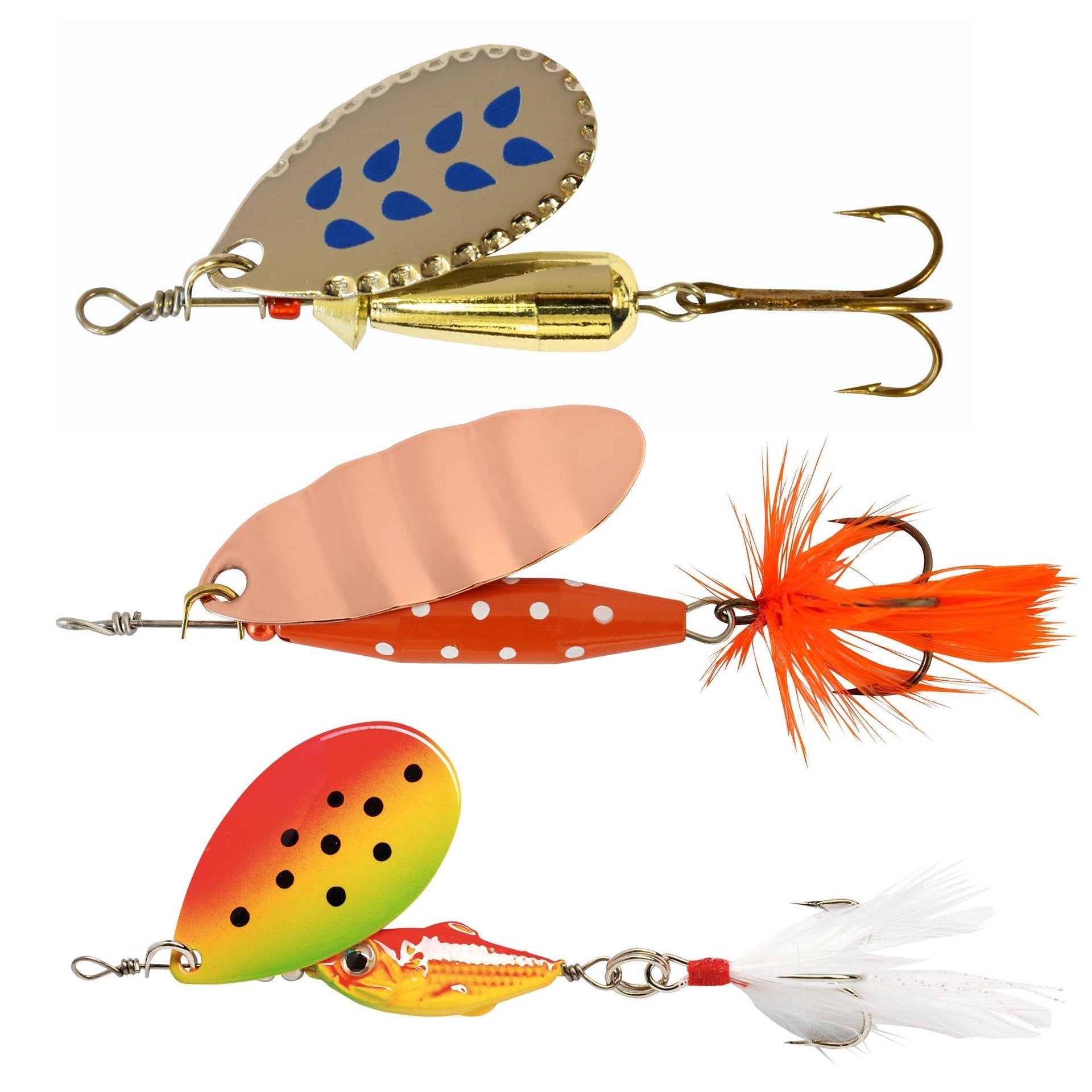 Abu Garcia | Ferskvann Spinner Favoritter 3 Pack - Flue.no - Spinnersluk