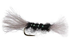 CDC Emerger Dry Black - Flue.no - Fiskefluer