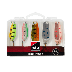 DAM | TROUT PACK 4 SLUKSETT 5-8G - Flue.no - Fiskeagn og -sluker