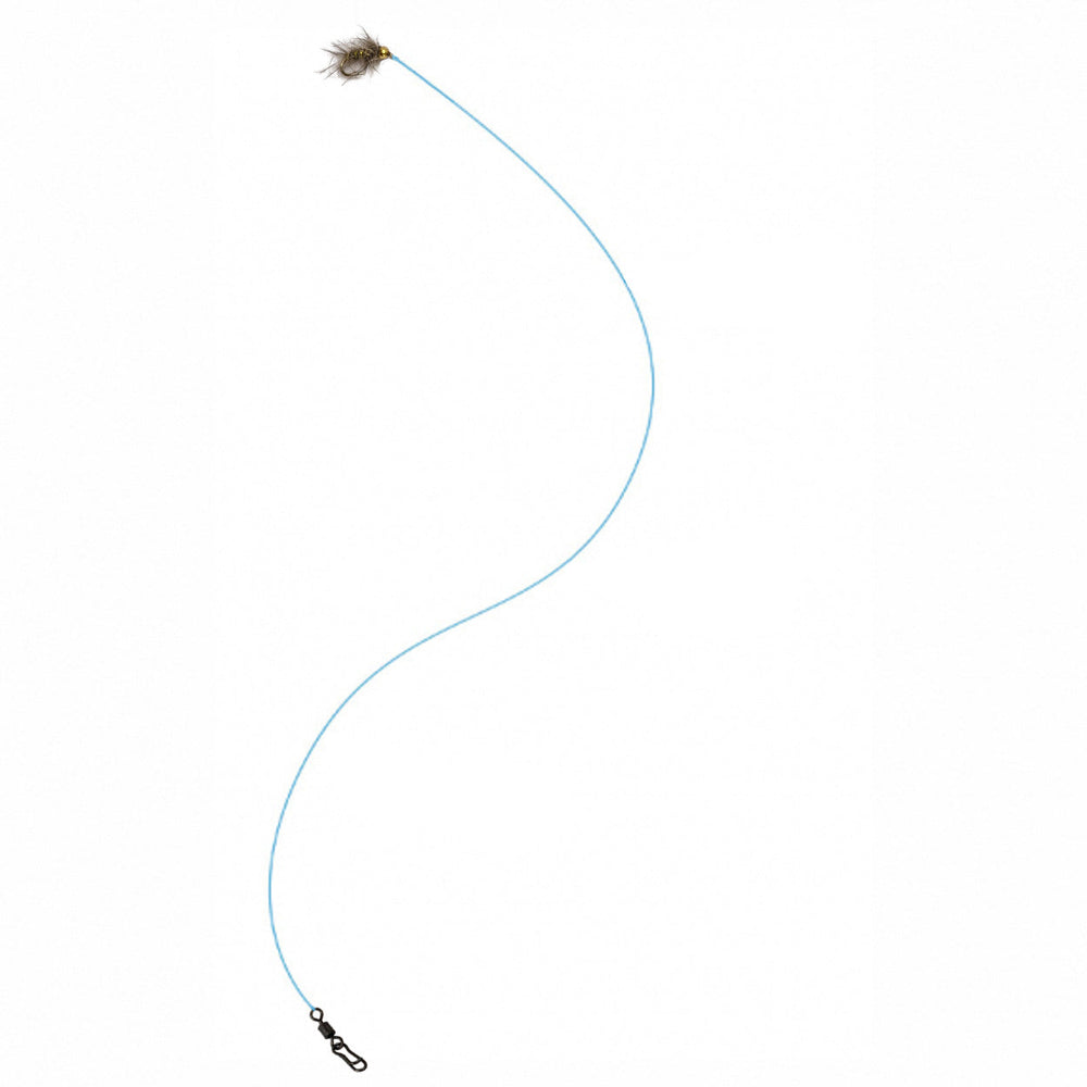 Flueoppheng | med fiskeflue til fluedupp ferdigknytt - Flue.no - fiskesett