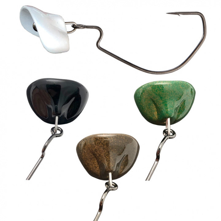 Headbanger RockerHead X 3-pack Jigkrok med synkehode - Flue.no - Jiggboks komplett med jigger