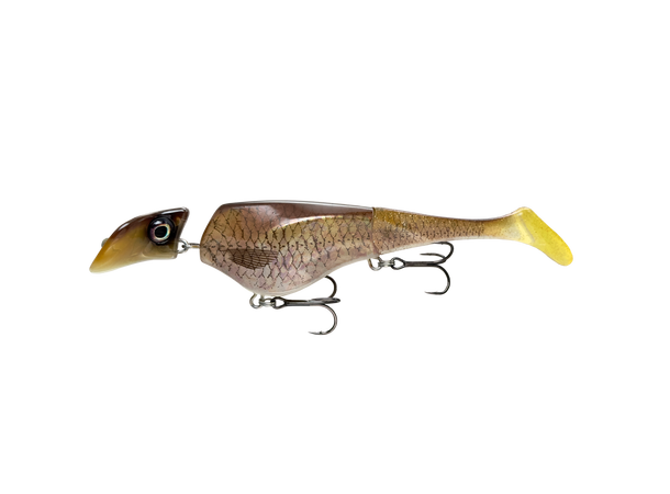 Headbanger Shad | Wobbler med jigg-hale - Flue.no - Jiggboks komplett med jigger