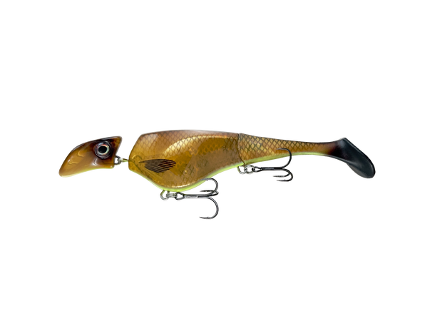 Headbanger Shad | Wobbler med jigg-hale - Flue.no - Jiggboks komplett med jigger