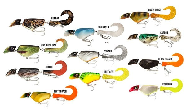 Headbanger Tail | Wobbler med jigg-hale - Flue.no - Jiggboks komplett med jigger