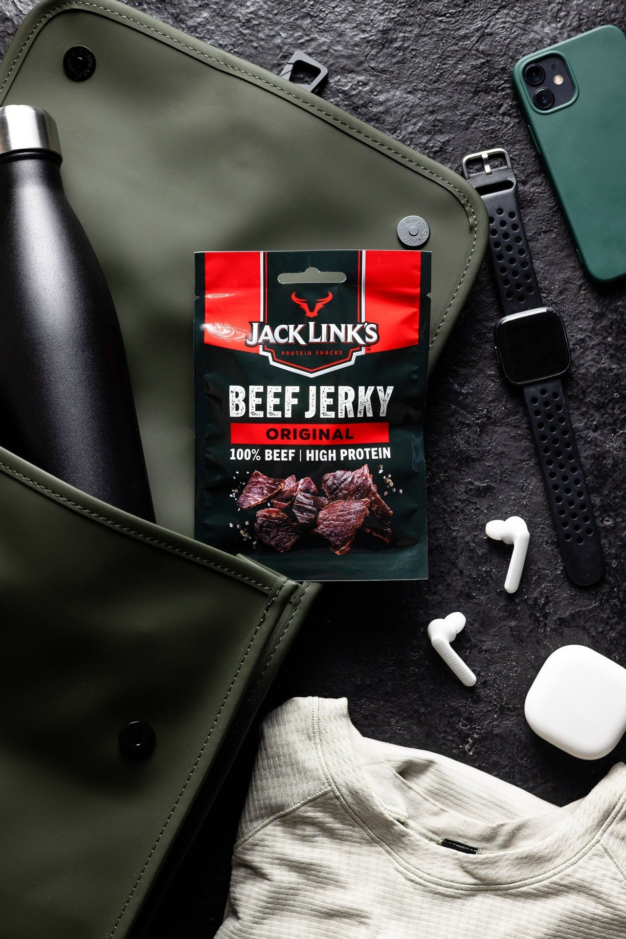 Jack Link's Beef Jerky Original - Flue.no - turmat