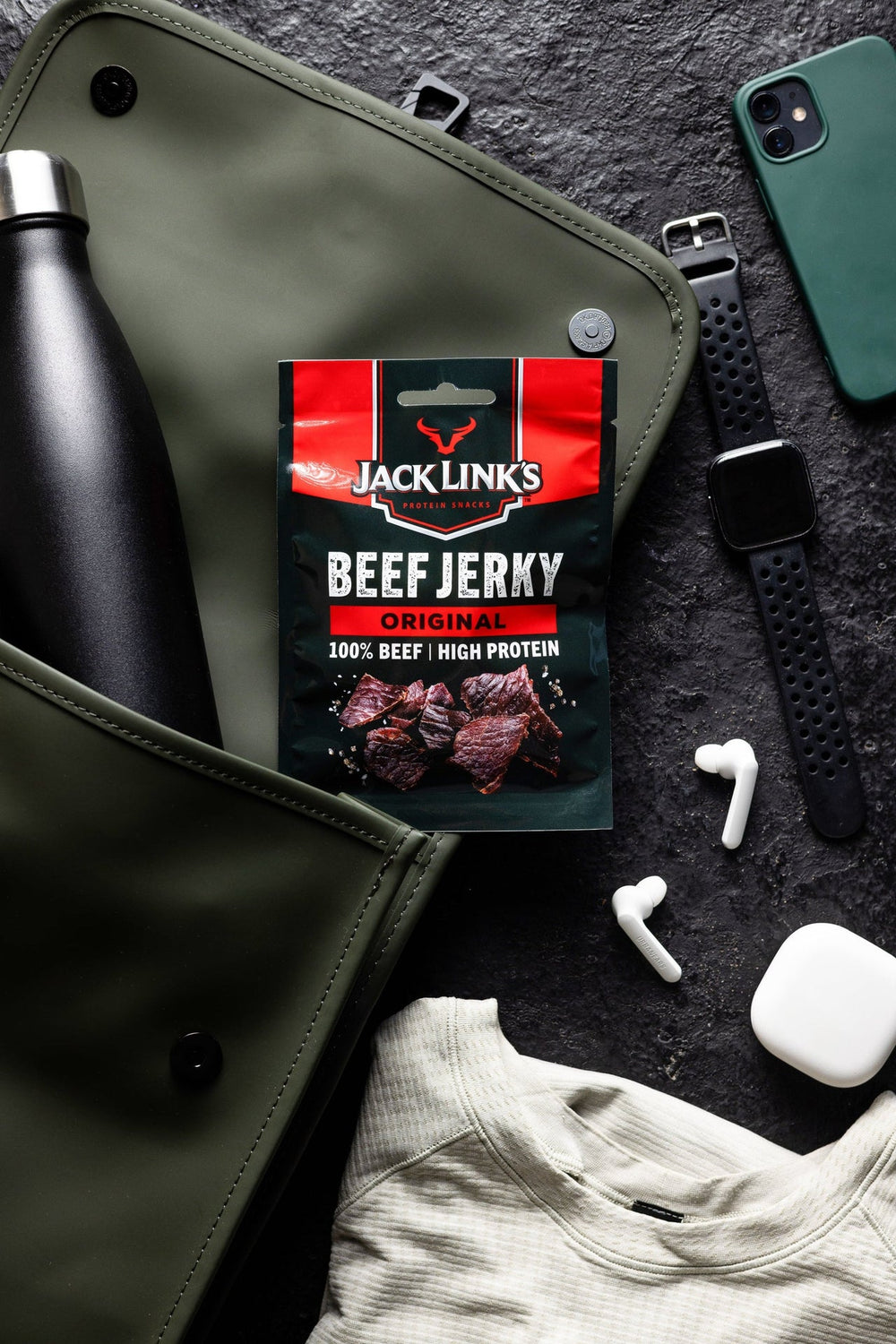 Jack Link's Beef Jerky Original - Flue.no - turmat