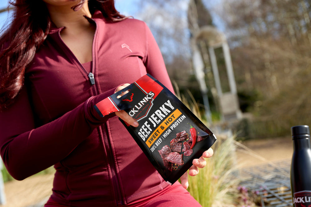 Jack Link's Beef Jerky Sweet & Hot - Flue.no - turmat