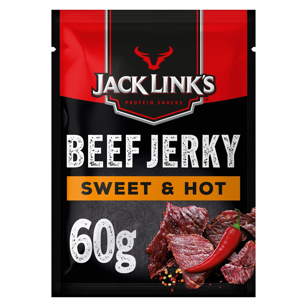 Jack Link's Beef Jerky Sweet & Hot - Flue.no - turmat