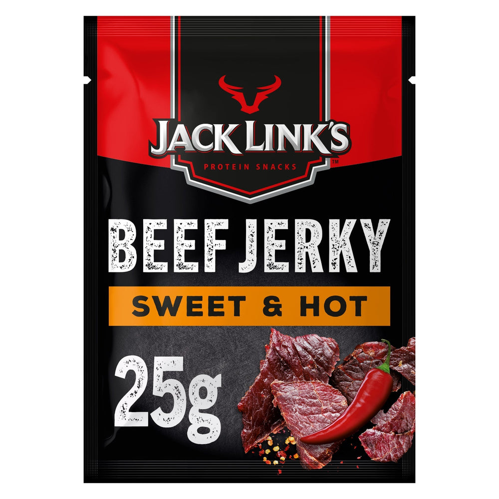 Jack Link's Beef Jerky Sweet & Hot - Flue.no - turmat