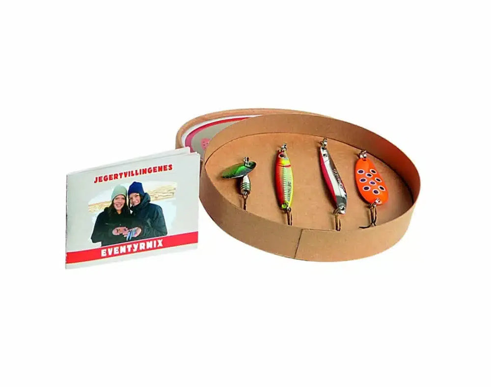 Jegertvillingenes Eventyrmix sluksett | Ferskvann - Flue.no - Fiskeagn og -sluker
