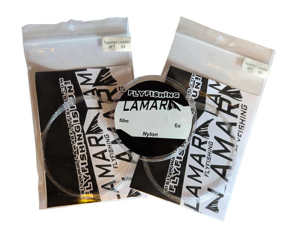 Lamar Tapert fortom + tippet | Kombo Pakke - Flue.no - Fluefortom