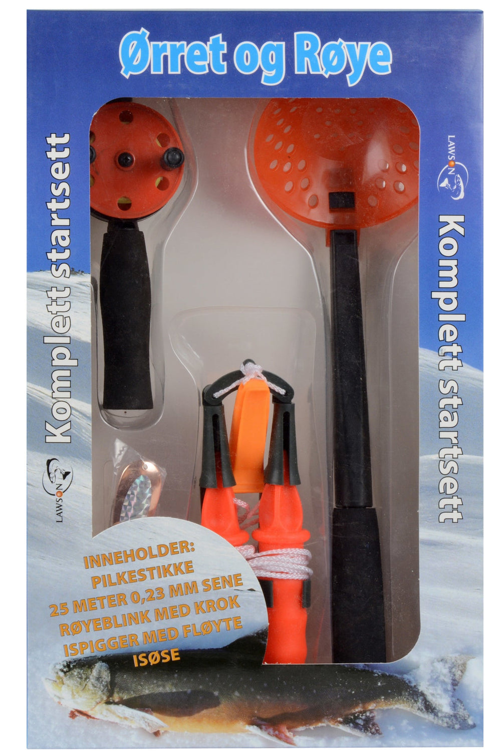 Lawson Arctic Ice Startsett Ørret og Røye - Flue.no - isfiske