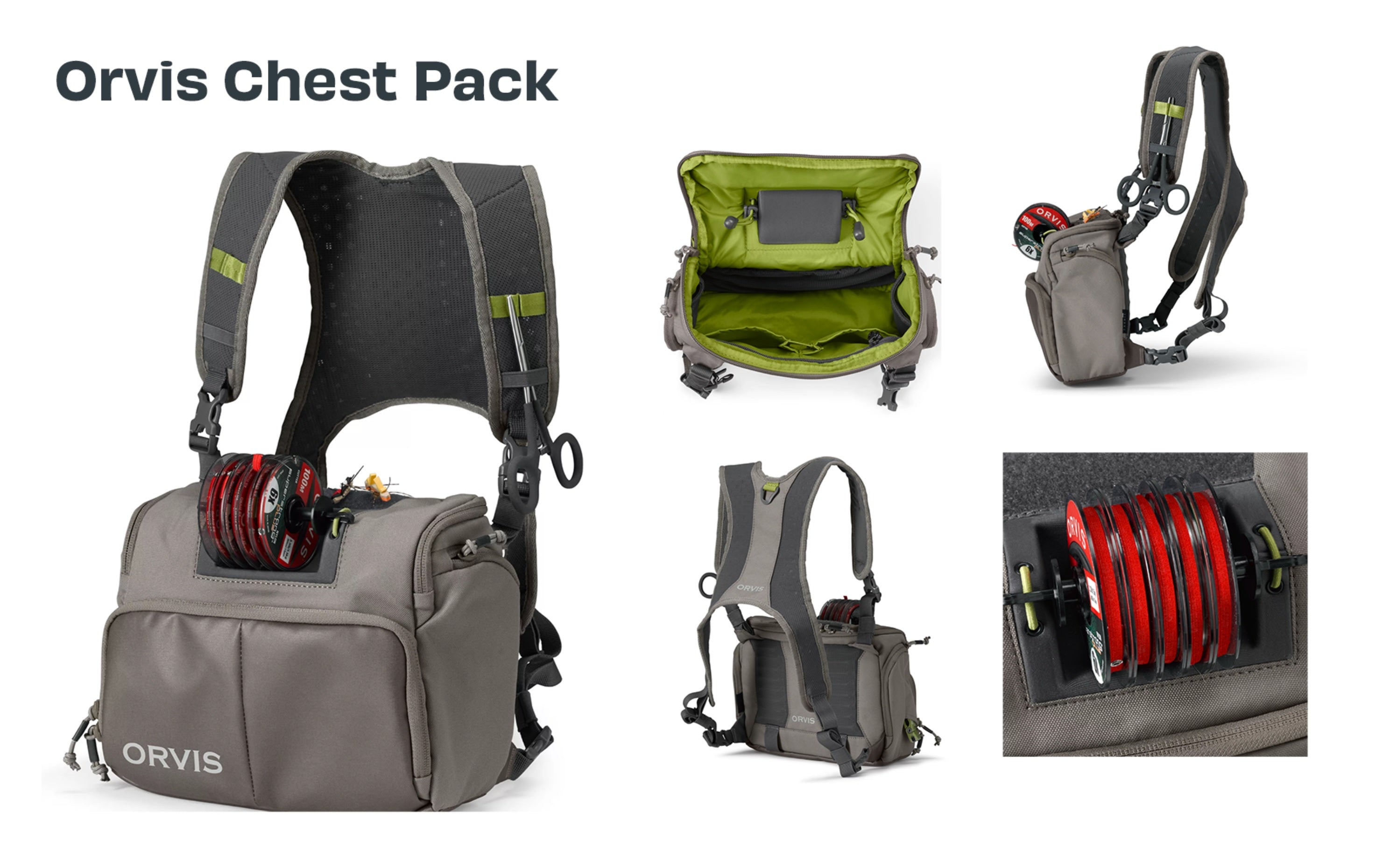 Orvis fiskeveske Chest Hip PACK - Flue.no - Fiskeutstyr