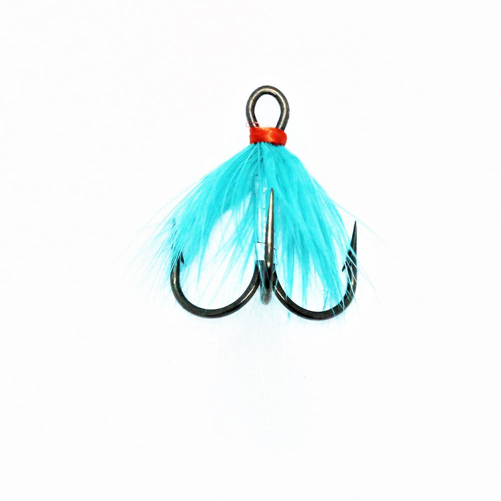 Pilkeflue Treble til Isfiske | Opphenger flue - Flue.no - Fiskekroker