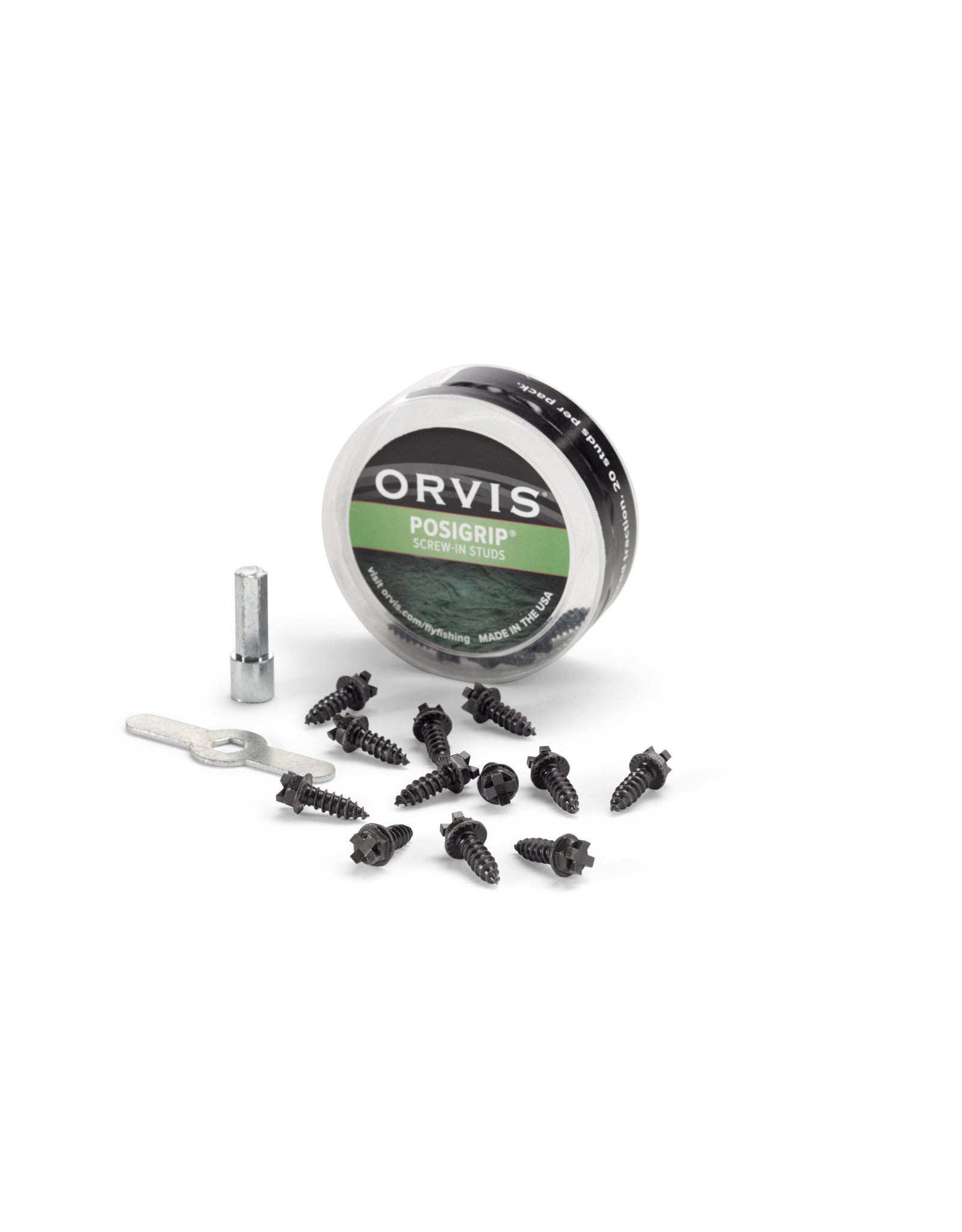 POSIGRIP SCREW IN STUDS - PIGGER TIL VADESKO | ORVIS - Flue.no - Fiskeutstyr