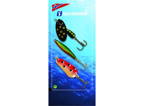 Sluksett Finnmarksvidda 3pk | Sølvkroken - Flue.no - Fiskeagn og -sluker