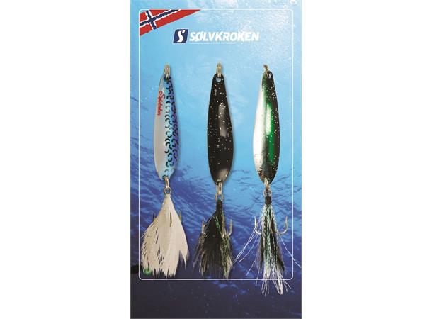 Sluksett Sjøørret III | Sølvkroken - Flue.no - Fiskeagn og -sluker