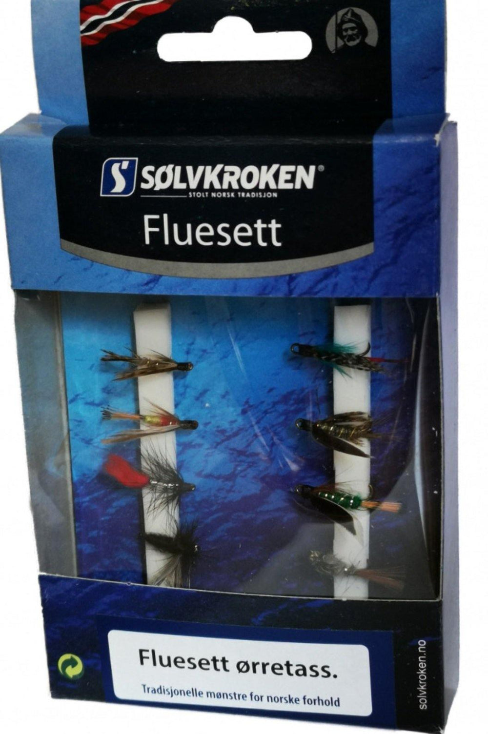 Sølvkroken | Fluesett Ørret assorterte - Flue.no - Fiskefluer