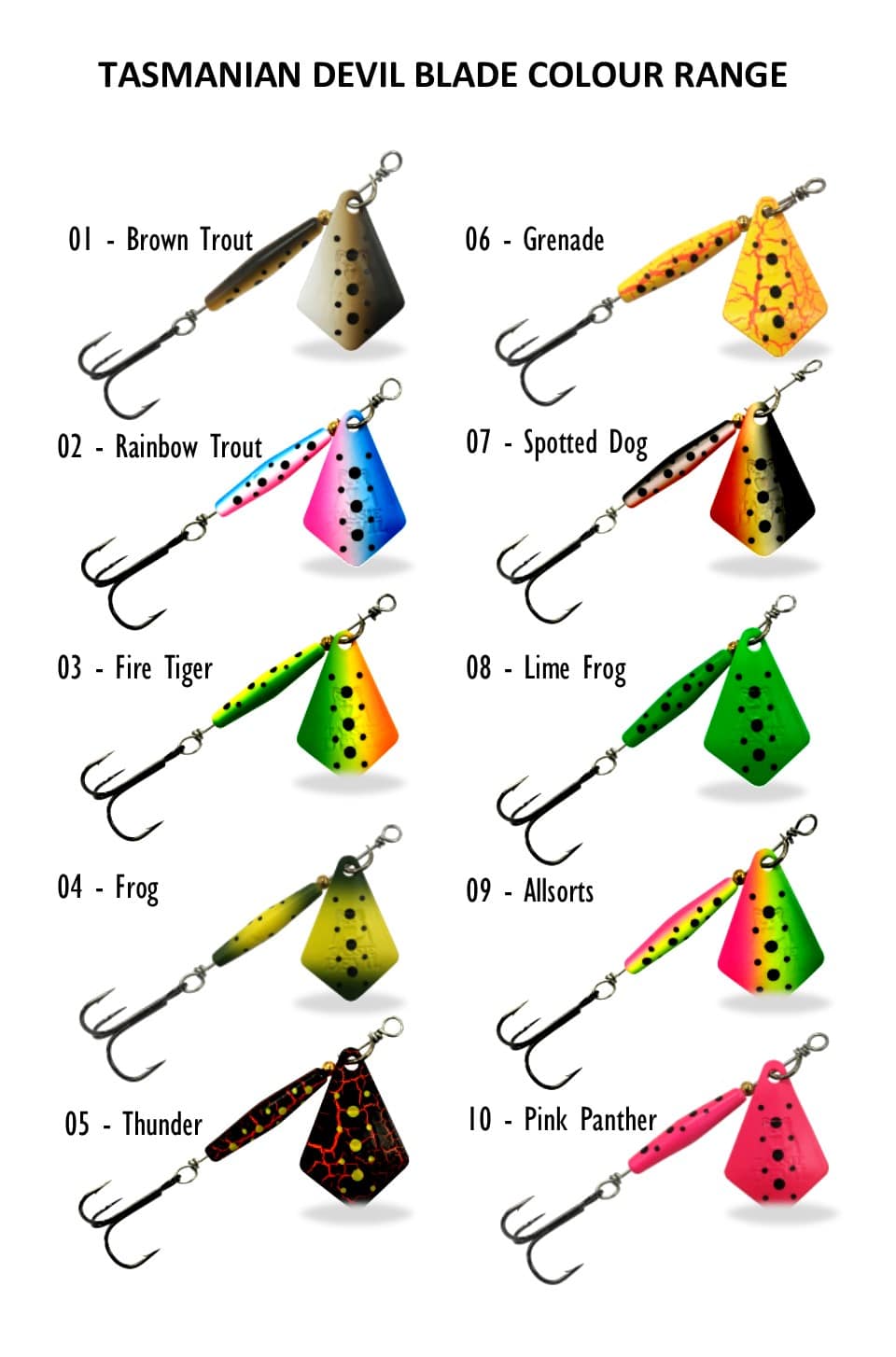 Tasmanian Devil Blades Spinner 5.4gr - Flue.no - Spinnersluk