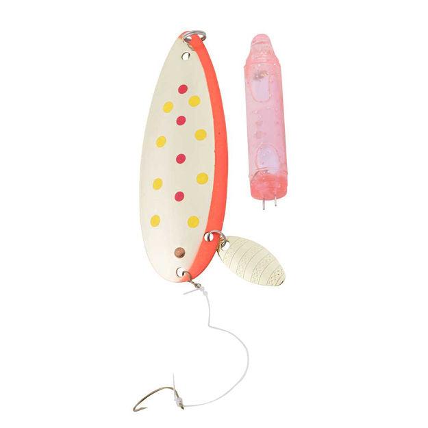 Trønderblink 85mm Inkl Led Blink | Sølvkroken - Flue.no - Fiskeagn og -sluker