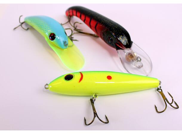 Wobblersett - 3pk | Osean - Flue.no - Fiskeagn og -sluker